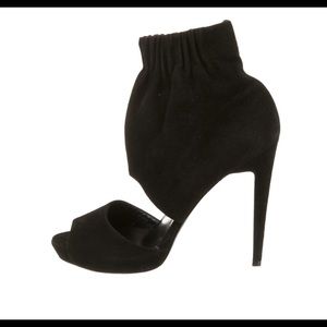 Black suede Pierre Hardy Heels (5 inch!)